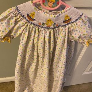 Smocked size 5 dress